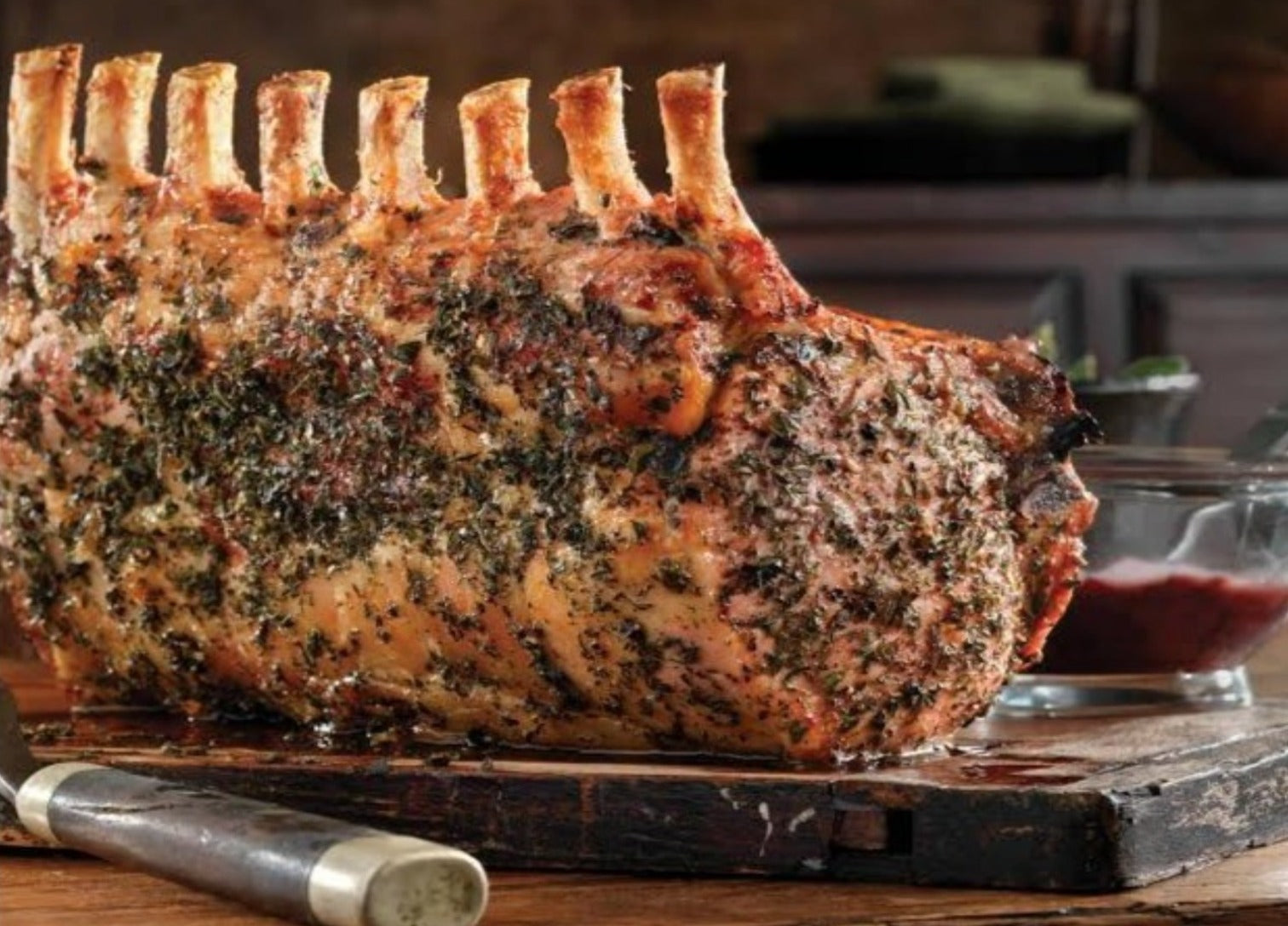 Frenched Pork Rib Rack Roast GOURMET RANCH